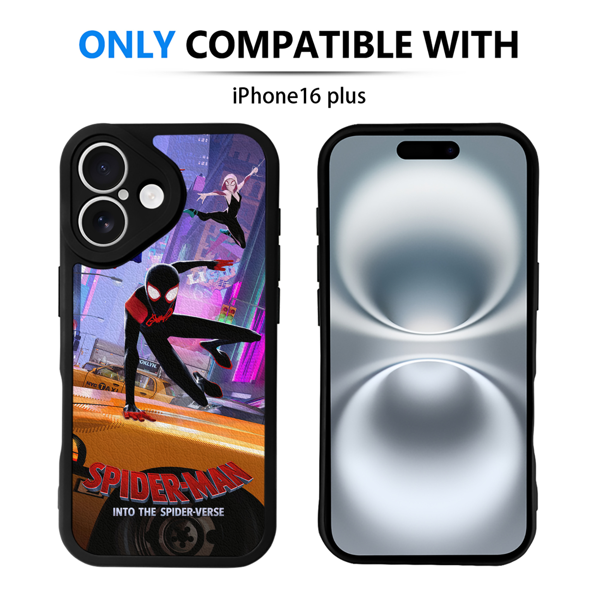 Spider Man スパイダーマン 【iPhone 16シリーズ対応】シリコンスマホケース（レザー調） 材質：シリコン